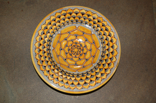 Plate Ø 25 cm. - bottom plate - pattern 041